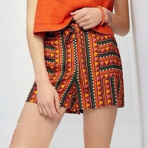 FARM Rio for Anthropologie Gemma Tribal Print Shorts size small